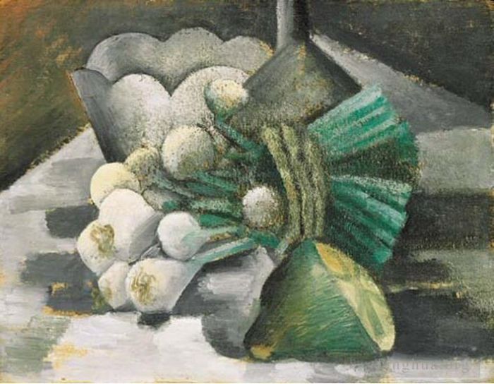 Pablo Picasso Types de peintures - Nature morte aux oignons 1908