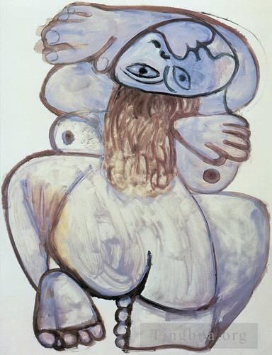 Pablo Picasso Types de peintures - Nu accroupi 1971