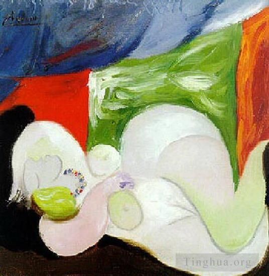 Pablo Picasso Types de peintures - Nu couche au collier 1932
