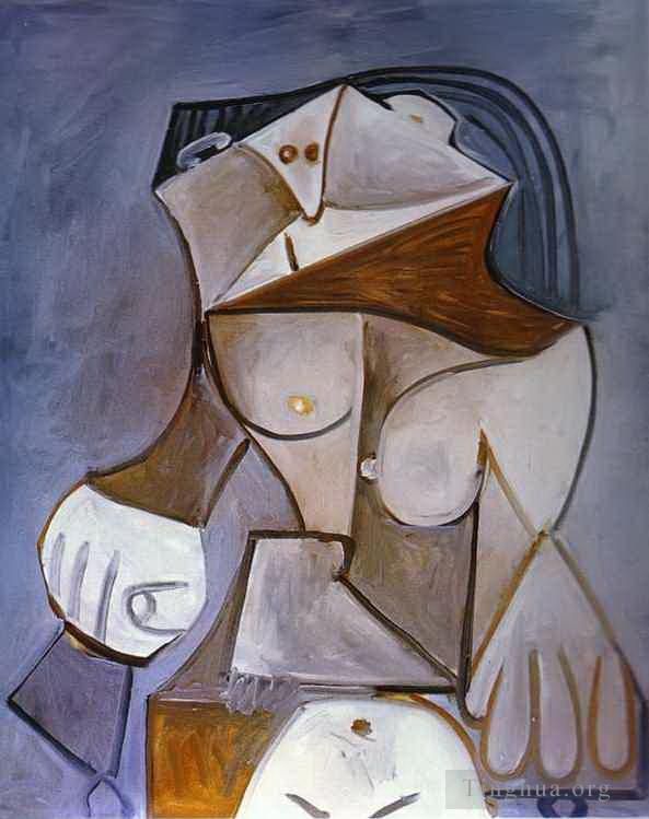 Pablo Picasso Types de peintures - Nu dans un fauteuil 1959