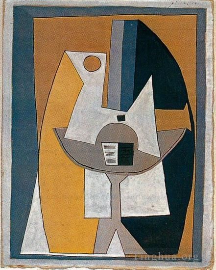 Pablo Picasso Types de peintures - Partition sur un guéridon 1920
