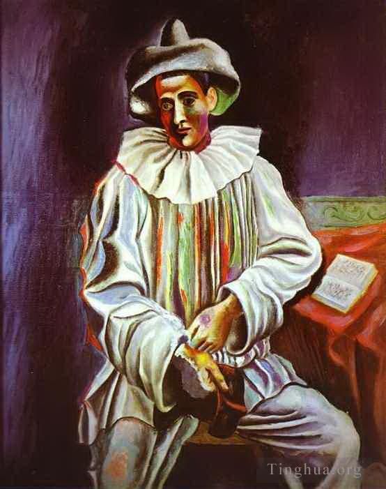 Pablo Picasso Types de peintures - Pierrot 1918
