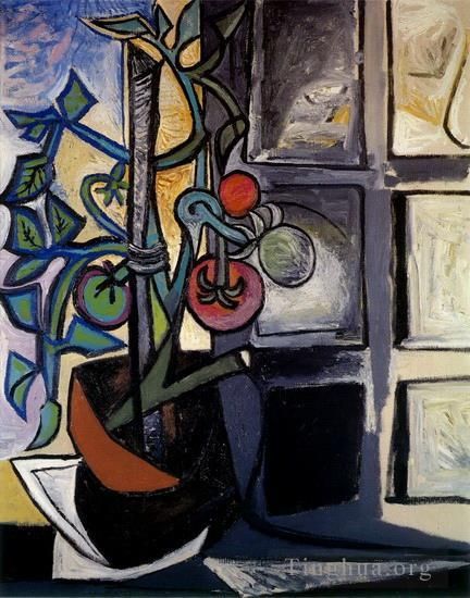 Pablo Picasso Types de peintures - Plante de tomates 1944