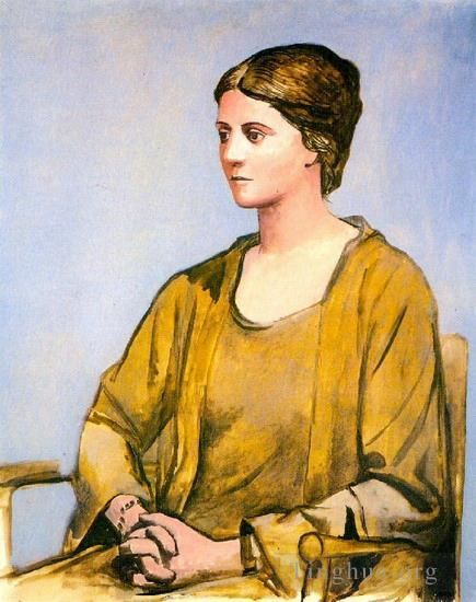 Pablo Picasso Types de peintures - Portrait d'Olga 1921