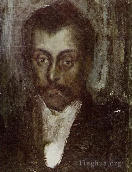 Pablo Picasso Types de peintures - Portrait d'homme 1895