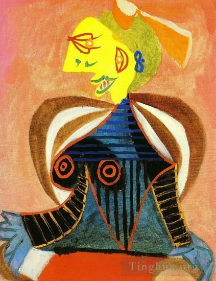 Pablo Picasso Types de peintures - Portrait de Lee Miller à l'Arlésienne 1937
