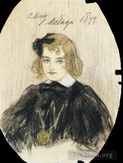 Pablo Picasso Types de peintures - Portrait de Thérèse Blasco 1899