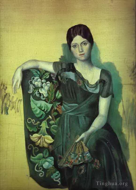Pablo Picasso Types de peintures - Portrait d'Olga au fauteuil 1917