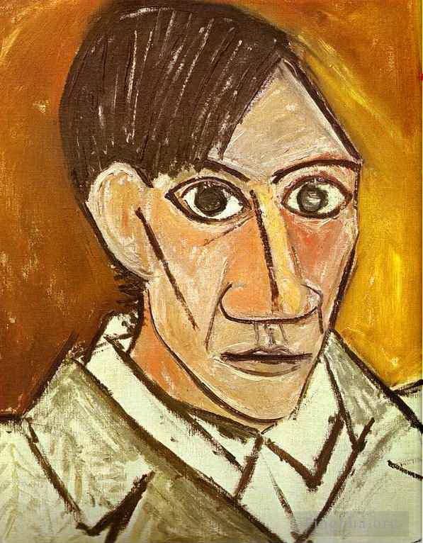 Pablo Picasso Types de peintures - Autoportrait 1907