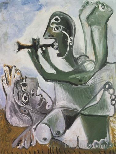 Pablo Picasso Types de peintures - Sérénade L'Aubade 1967