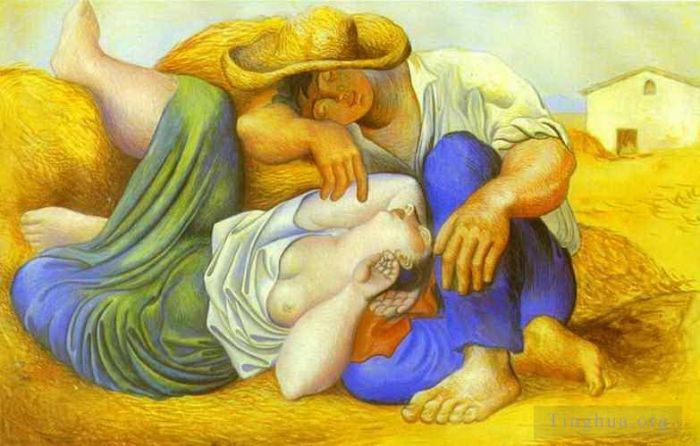Pablo Picasso Types de peintures - Paysans endormis 1919