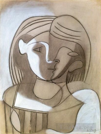 Pablo Picasso Types de peintures - Tête de femme 1928