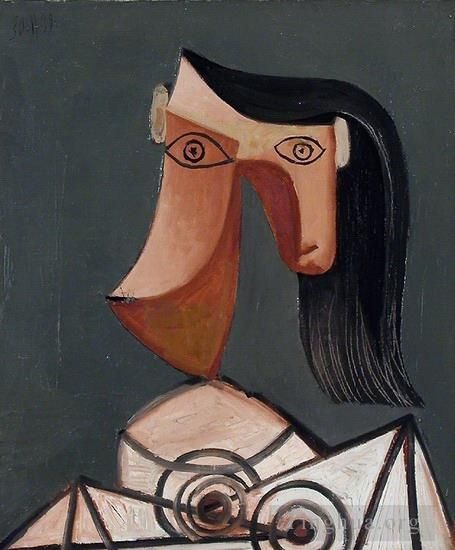 Pablo Picasso Types de peintures - Tête de femme 5 1962