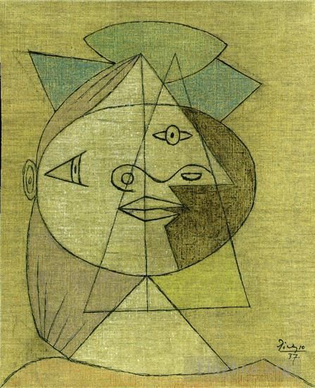 Pablo Picasso Types de peintures - Tête de femme Marie Thérèse Walter 1937