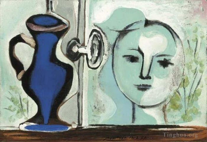 Pablo Picasso Types de peintures - Tête devant la fenêtre 1937