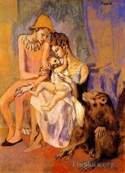 Pablo Picasso Types de peintures - La famille Acrobat 1905