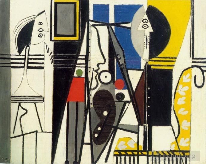 Pablo Picasso Types de peintures - L'artiste et son modèle L artiste et son modèle 1928