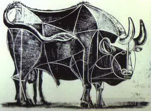 Pablo Picasso Types de peintures - L'État Bull IV 1945