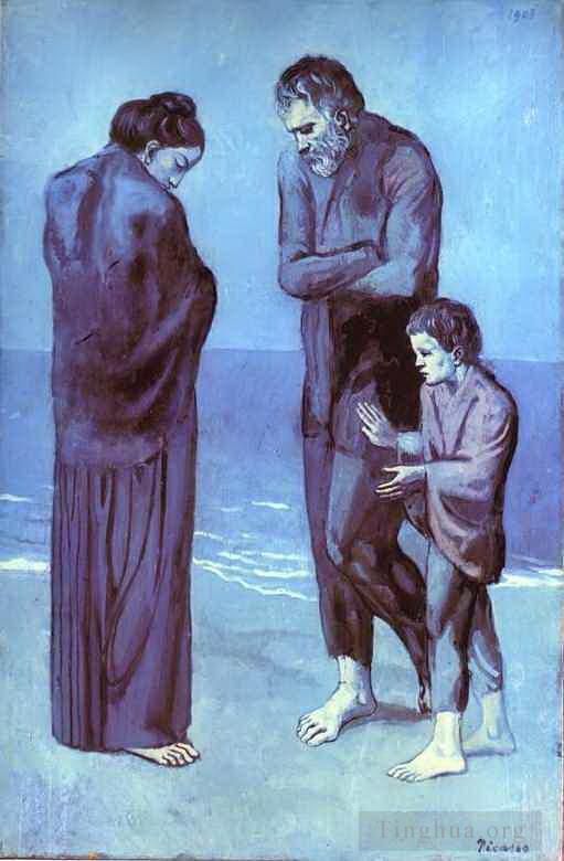 Pablo Picasso Types de peintures - La tragédie 1903