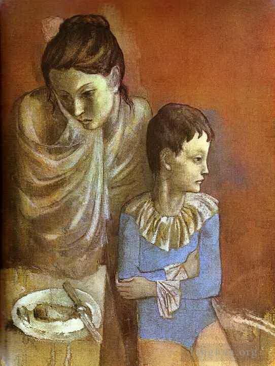 Pablo Picasso Types de peintures - Gobelets Mère et Fils 1905
