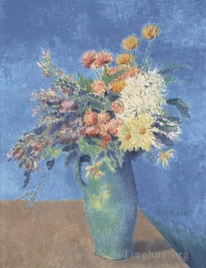 Tous les types de peintures contemporaines - Vase à fleurs 1904