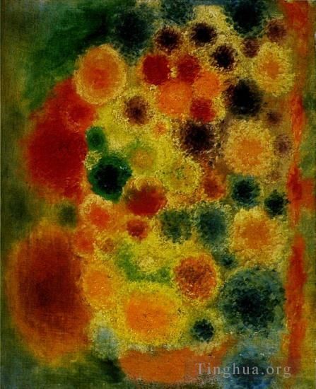 Pablo Picasso Types de peintures - Vase à fleurs 1917