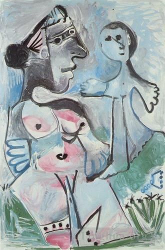 Pablo Picasso Types de peintures - Vénus et Amour 1967
