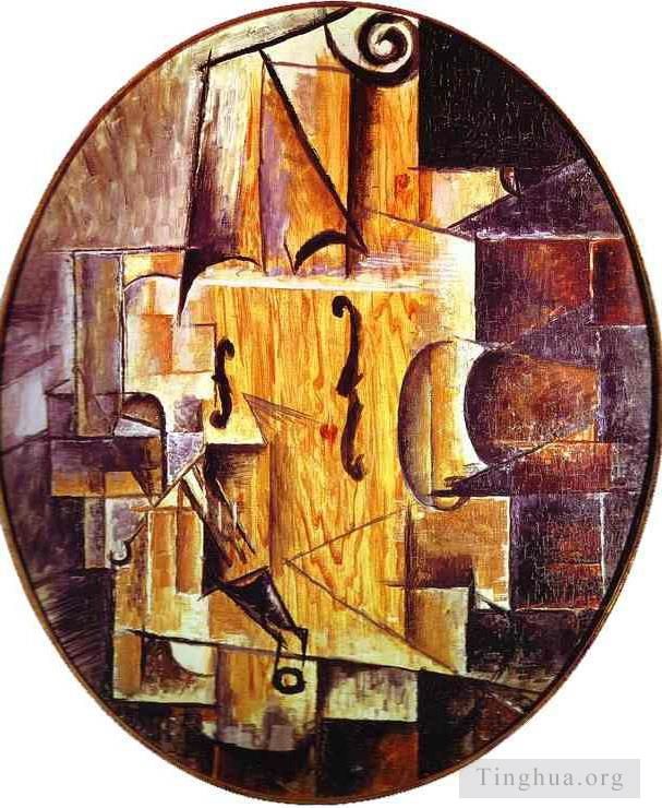 Pablo Picasso Types de peintures - Violon 1912
