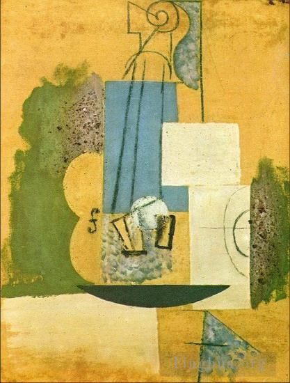 Pablo Picasso Types de peintures - Violon 1913