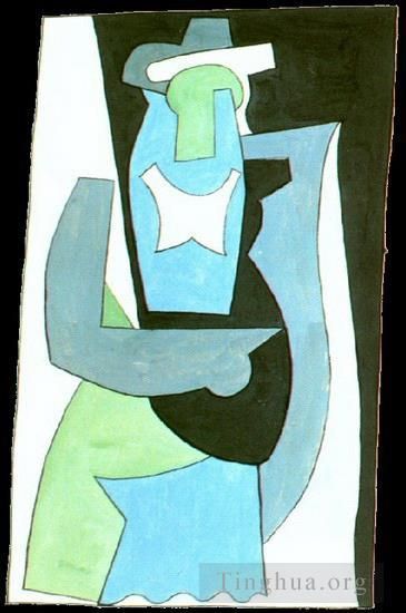 Pablo Picasso Types de peintures - Femme assise 1908