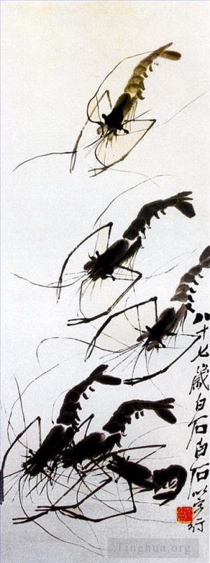 Art chinoises contemporaines - Crevettes 5