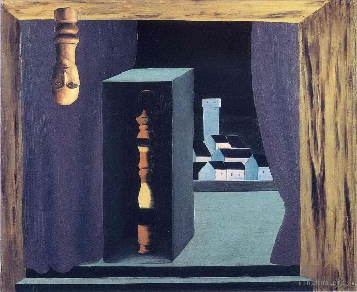 René François Ghislain Magritte Peinture à l'huile - Un homme célèbre 1926