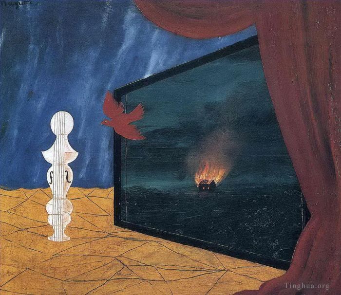 René François Ghislain Magritte Peinture à l'huile - Nocturne 1925