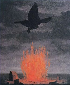 René François Ghislain Magritte œuvre - The fanatics 1955