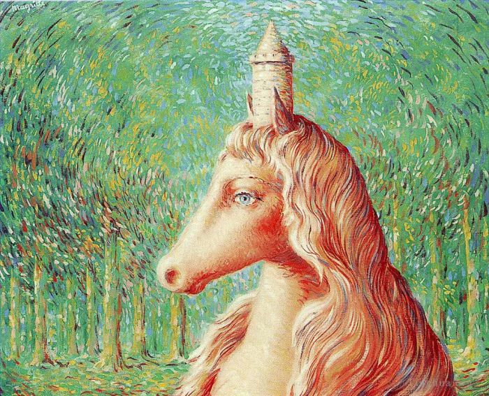 René François Ghislain Magritte Peinture à l'huile - La belle idée 1964