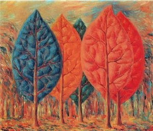 René François Ghislain Magritte œuvre - The fire 1943