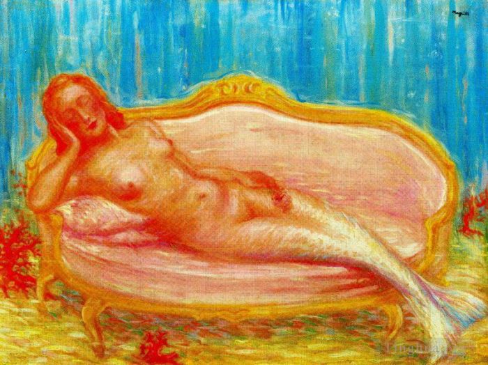 René François Ghislain Magritte Peinture à l'huile - Le monde interdit 1949