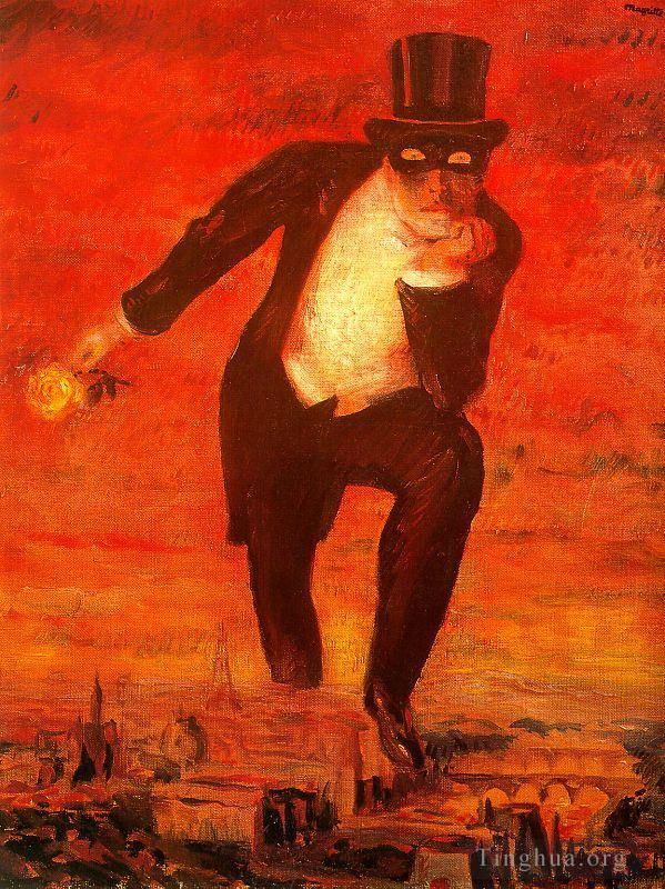 René François Ghislain Magritte Peinture à l'huile - Le retour de la flamme 1943