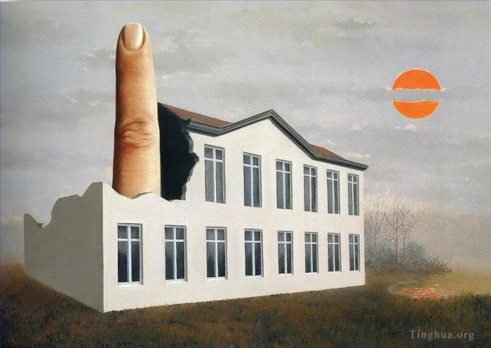 René François Ghislain Magritte Peinture à l'huile - La révélation du présent 1936