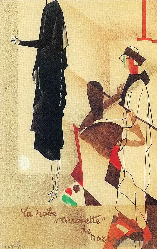 René François Ghislain Magritte Types de peintures - Publicité pour Norine 9