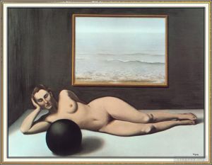 René François Ghislain Magritte œuvre - Baigneuse entre lumière et ténèbres 1935