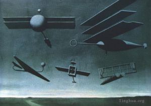 René François Ghislain Magritte œuvre - Drapeau noir 1937