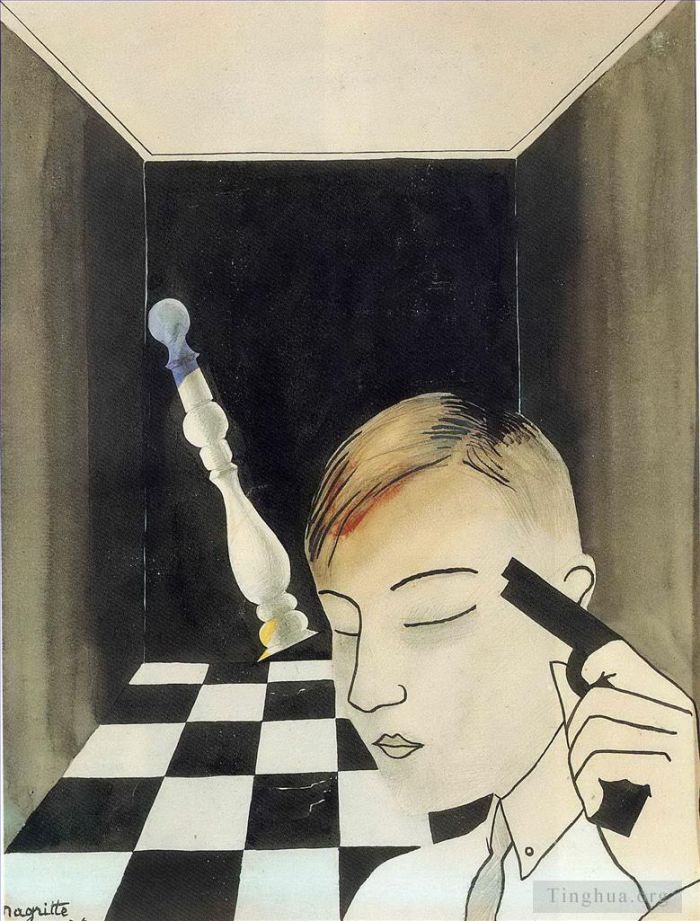 René François Ghislain Magritte Types de peintures - Échec et mat 1926