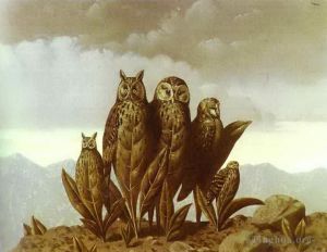 René François Ghislain Magritte œuvre - Compagnons de la peur 1942
