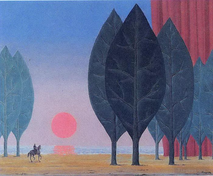 René François Ghislain Magritte Types de peintures - Forêt de Paimpont 1963