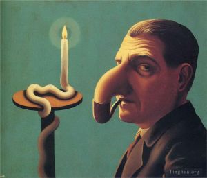 René François Ghislain Magritte œuvre - Lampe philosophale 1936