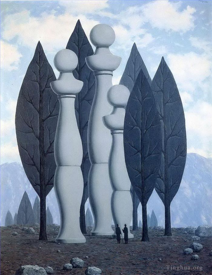René François Ghislain Magritte Types de peintures - L'art de la conversation 1951