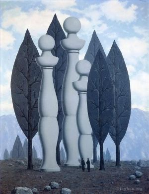René François Ghislain Magritte œuvre - L'art de la conversation 1951
