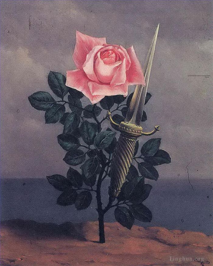 René François Ghislain Magritte Types de peintures - Le coup au coeur 1952