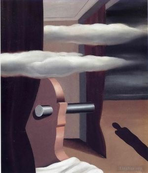 René François Ghislain Magritte œuvre - La catapulte du désert 1926